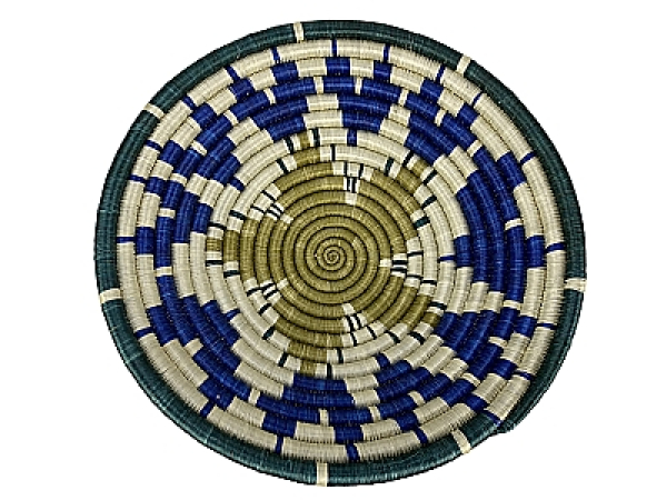 Handgewebter Korb aus Uganda